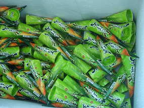 Green Tea Ice Cream Cones