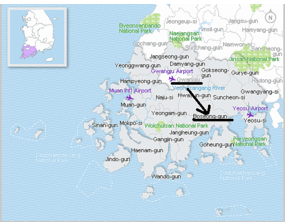 Jeolla Route Map