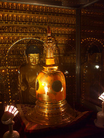 Buddha and Stupa