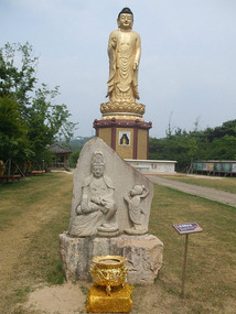 Giant Buddha and Carving