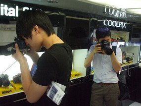 Inside Nikon Bus
