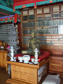 Bronze Buddha and Pagoda
