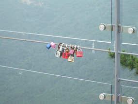 Couples Leave Locks for Good Luck