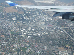 Landing over San Francisco