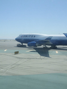 United Airlines Plane on Tarmac