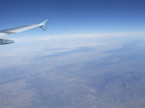 Long Desert Mountain Flight