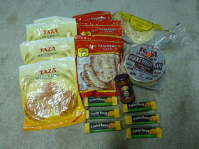 Cheese and Naan Packets