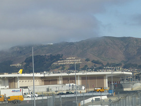 White Letters on Mountainside