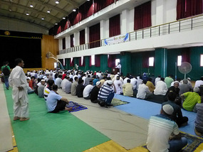 Empty School Gymnasium