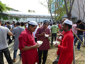 Enjoying Kheer