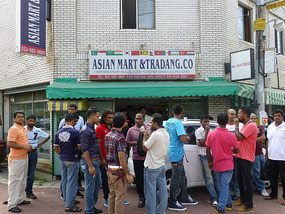 Outside the Asia Mart