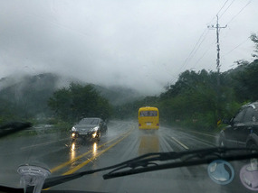 Driving in Heavy Rain