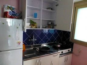The Pink and Blue Kitchen