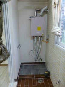 Vacant Laundry Area and Boiler
