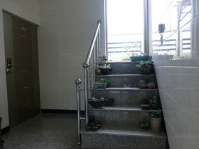 Stairs to Roof Garden