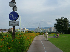 Downtown Sincheon River Path