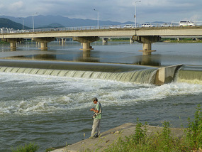 Fishing on the River