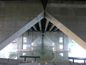 Underside of Paldal Bridge