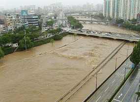 High River Flow in Daegu