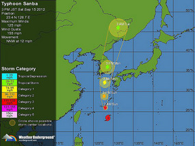 Typhoon Sanba