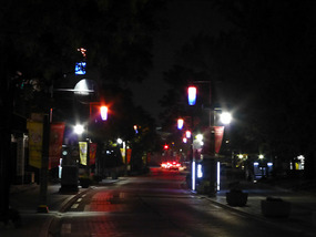 Street Lit Up