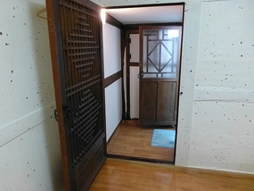 Doorway to Private Bathroom