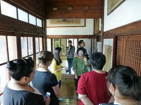 Host Gives Tour of Home