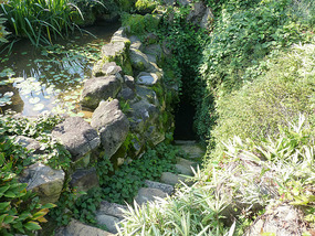 Stairs down to Well