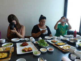 Admiring the Food