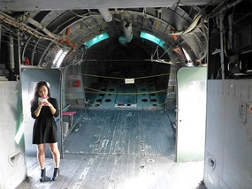 Inside a Transport Plane