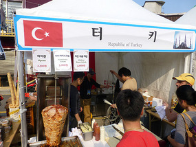 Turkey Kebab and Ice Cream