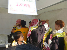 Wearing Jordanian Head Scarves
