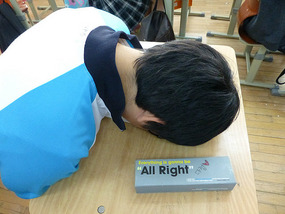 His Pencil Case Says Everything Will be OK!