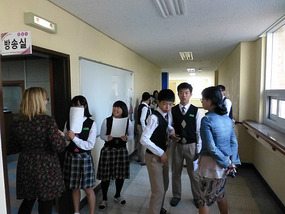 Students Waiting to Perform