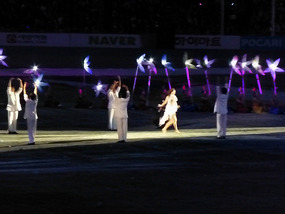 Female Gymnast Enters