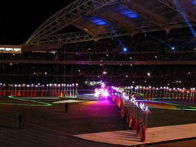 Span of Night Stadium