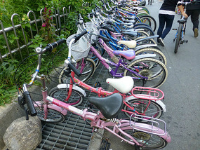 Coloured Bikes