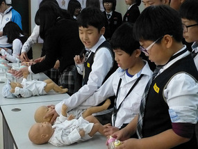 Boys with Dolls