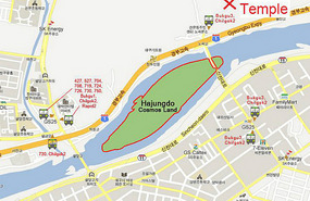 Location of Temple
