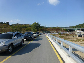 Line of Incoming Traffic