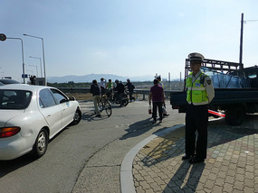 Police Direct Traffic