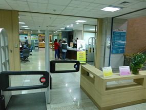 Entrance Inside 2nd Floor Library