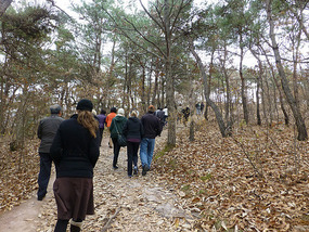Hiking Over the Mountain