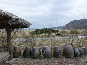 Pots and Hut