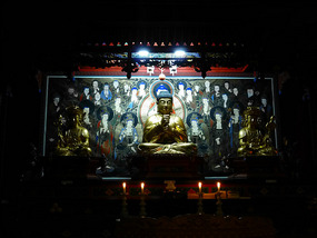 Dimly Lit Shrine