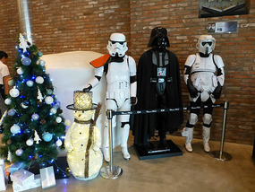 Lifesize Vader and Troopers