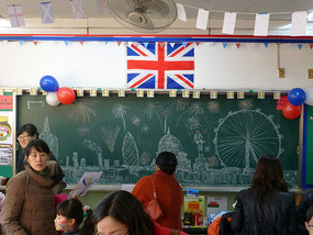 London Skyline Chalkboard