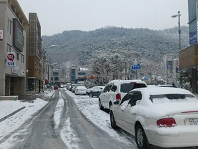 Snow Covered Street