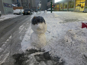 Mop Head Snowman