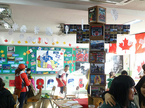 Totem Pole at School Board Festival